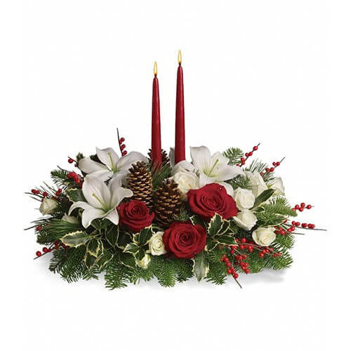 Christmas wishes Flower arrangement from locally owned lake oswego florist artistic flowers
