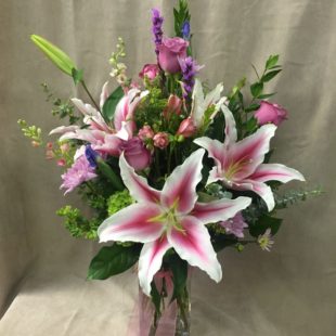 Make Her Day Flower arrangement from locally owned lake oswego florist artistic flowers